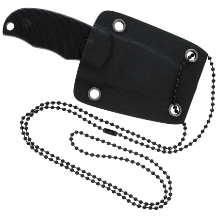 K25 RK-32331 Neck Knife Black G10, Titanium/Brushed 7Cr17Mov