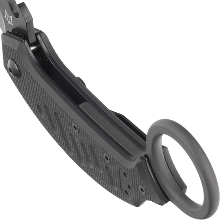 Nóż FOX PikAL / Karambit Black G10, Black Idroglider N690Co by Giuliano Ron (FX-826)