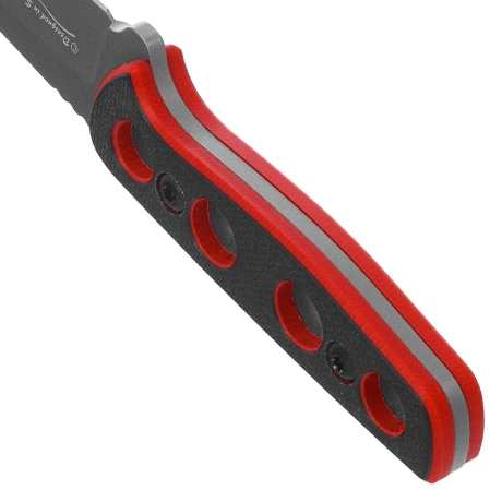 K25 Neck Knife Black/Red G10, Titanium 7Cr17Mov (32690)