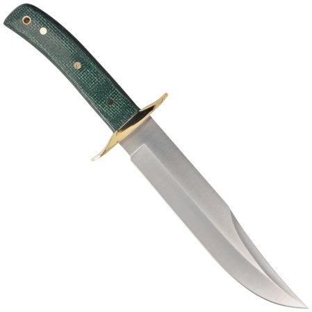 Muela BW-Classic-19G Green Jute Micarta Knife, Satin X50CrMoV15