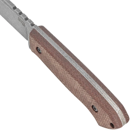 Nóż Za-Pas Ultra Outdoor Brown Micarta, Acid Stonewashed NMV (UO-ST-M-BR)