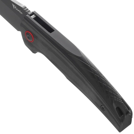Nóż składany Reate Jack Jr. Black Aluminium, Black DLC S30V (Jack Jr. BKAL DLC RDAL)