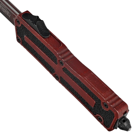 Nóż automatyczny OTF Microtech Scarab II Gen III S/E Weathered Crimson Aluminium, Weathered Crimson M390MK by Tony Marfione (1278-1WCN)