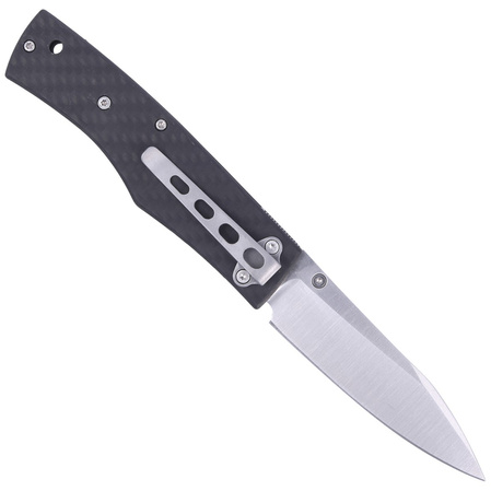 Maserin Carbon 392 Black Carbon Fiber, Satin N690 by Salvatore Puddu Knife (392/CN)