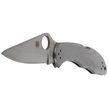 Spyderco Delica 4 Stainless Steel PlainEdge Knife (C11P)