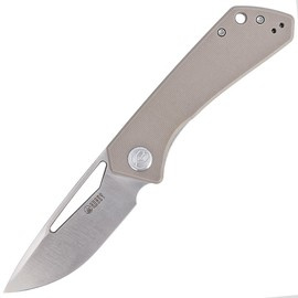 Kubey Thalia Knife Tan G10, Satin D2 (KU331F)