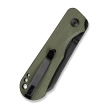 Civivi Crabby Knife OD Green G10, Black Stonewashed 14C28N by Ken Onion Jr. (C24055-1)