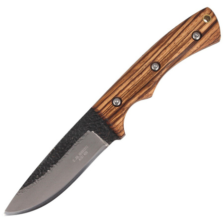 Nóż Herbertz CJH Zebra Wood, Satin/Forged 420 (104210)