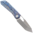 Nóż składany Remette RT-Peregrine Falcon Thunder Lightning Titanium, Hand Fine Grinding Pearlescent M390 (RTT1-TX)