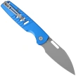 Bestechman Vector Knife Blue Aluminum, Bead Blasting D2 (BMK15D)