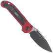 Microtech LUDT Gen III S/E Automatic Knife Merlot Aluminum, Black M390MK by Tony Marfione (1135-1MR)