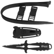 Nóż nurkowy MAC Apnea 9 BE Black Skeleton W 1.4060 (MC APN09-2)