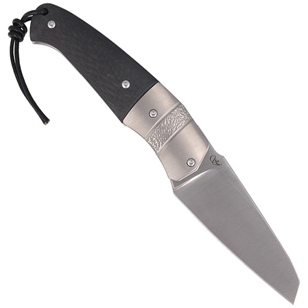 Viper Novis Carbon Fiber/Titanium Bolster, Satin M390 by Fabrizio Silvestrelli Knife (V5974FC)