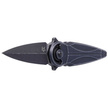 Nóż FOX Saturn, Black Aluminium, Black Stonewashed  N690Co by Denis Simonutti (FX-551 ALB)