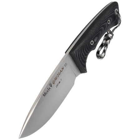 Muela Full Tang Knife Black Micarta, Satin Finish (GAVILAN M)