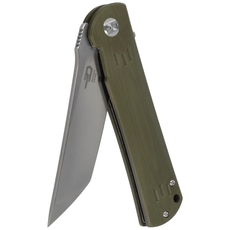 Bestech Kendo Knife Army Green G10, Stonewashed / Satin D2 (BG06B-1)