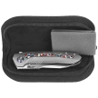 Remette Kestrel Knife Gray Titanium/Multicolored Carbon Fiber, Satin CPM S35VN (RTPO-B)
