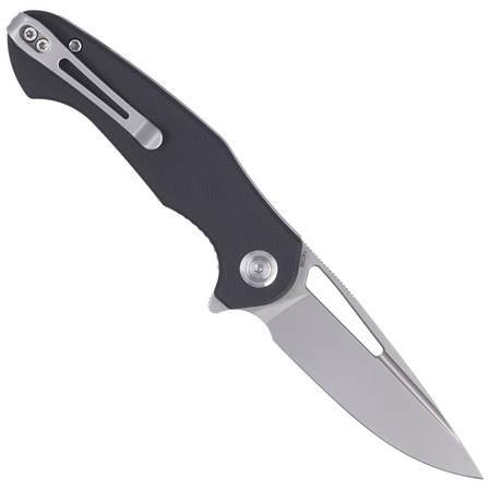 Nóż składany Kubey Dugu Black G10, Sand Blasted 14C28N (KU210E)