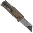 Reate EXO-U V2 OTF Gravity Knife Diamond Pattern Bronze Aluminum, Stainless Steel