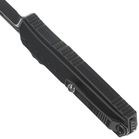 Nóż automatyczny OTF Microtech Cypher II S/E Black Aluminium, Black M390MK by Deryk Munroe and Tony Marfione (1241-1T)