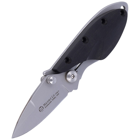 Maserin Onefold Ebony Wood, Bead Blasted 440C by Moris Baroni Knife (550/EB)