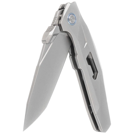 Nóż składany RikeKnife Shadow Tanto Gray Titanium, Satin M390 (RK-Shadow-T-P)