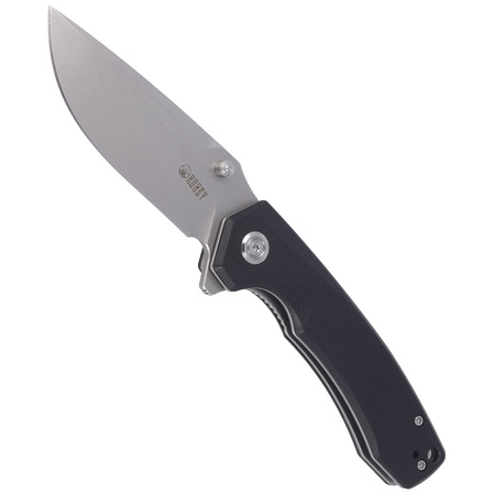 Nóż składany Kubey Black G10, Bead Blasted D2 (KU901A)