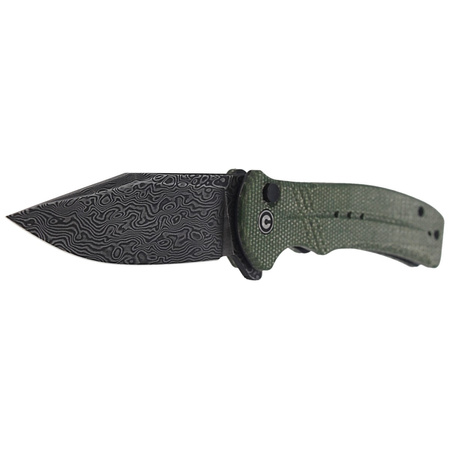 CIVIVI KNive Cogent Green Micarta, Black Damascus (C20038D-DS1)