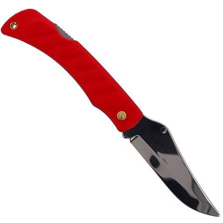 Mikov Crocodile Red ABS Folding Knife, Mirror Finish (243-NH-1/C RED)
