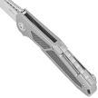 Nóż składany Reate K-3 Tanto Grey Titanium/Carbon Fiber, Damasteel Damascus
