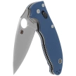 Spyderco Manix 2 Cobalt Blue G10, Satin CPM SPY27 by Eric Glesser (C101GPCBL2)