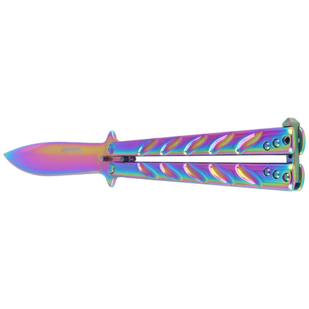 Böker Magnum Balisong Rainbow knife (06EX401)