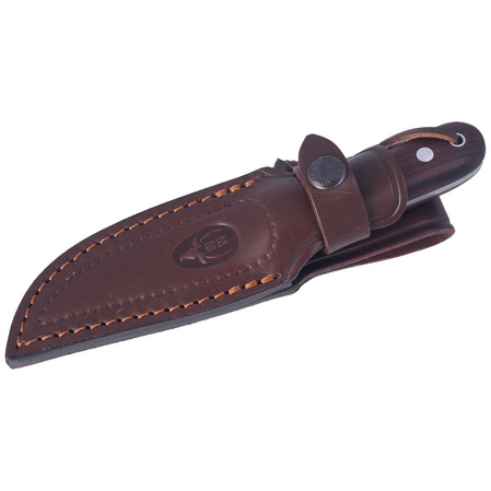 Muela Bison-9NL Palisander Wood Knife, Satin X50CrMoV15