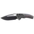 Nóż składany WE Knife Exciton LE No 185/210 Black / Flamed Titanium, Two Tone CPM 20CV (WE22038A-4)