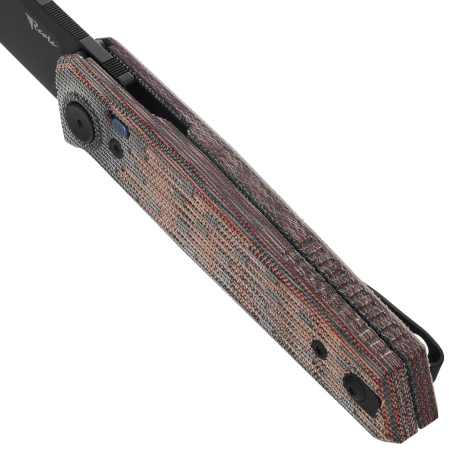 Nóż składany Reate PL-6 Red / Black Micarta, Black PVD Nitro-V (PL-6 RDBKM PVD)