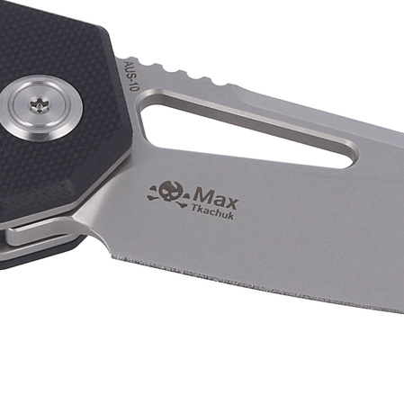 Nóż Kubey Knife New Vagrant Black G10, Sandblast AUS-10 (KU291A)