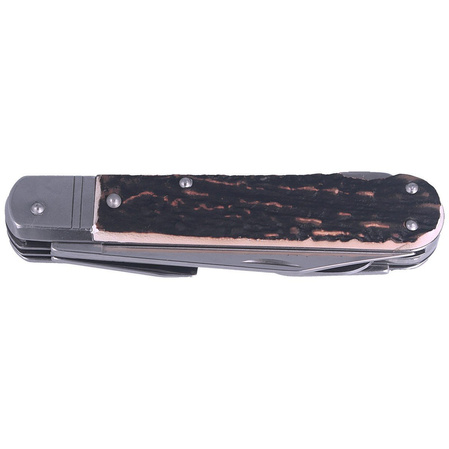 Mikov Fixir Hunting Folding Knife, Imit. Dear Stag (232-XH-5V KP)