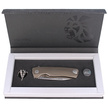 Nóż składany LionSteel ROK Bronze Titanium, Satin M390 by Molletta (ROK B)