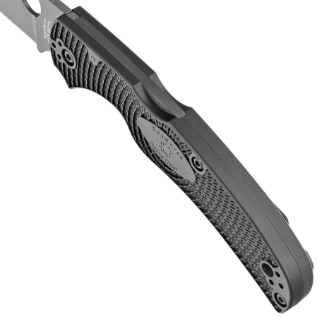 Nóż składany Spyderco Native Chief Black FRN, DLC CTS BD1N by Sal, Eric Glesser (C244PBBK)