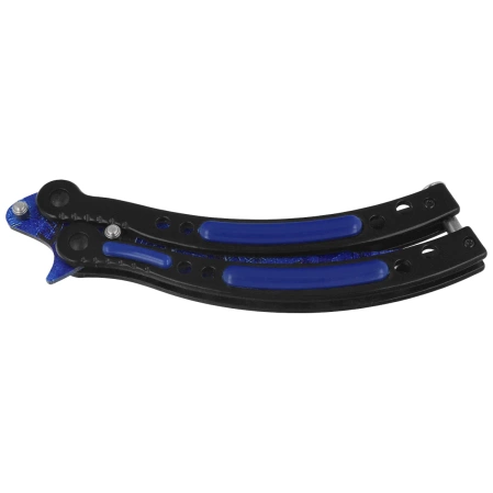 Nóż motylek Martinez Albainox Balisong Blue ABS/Black Steel, Colorful Blue 3Cr13Mov (02129)