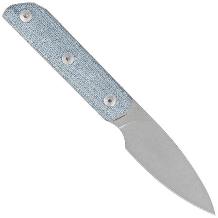 Viper Mirror2 Blue Denim Canvas Micarta, Stonewashed M390 by Igor Bortolussi knife (VT4064CD)