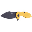 Nóż Kubey Knife Noble, Yellow G10, Dark Stonewashed D2 (KU236D)