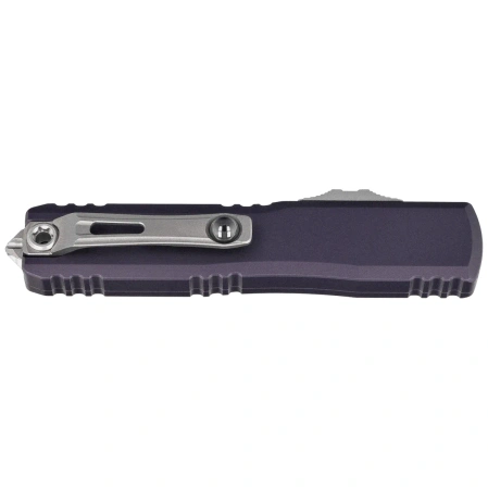 Nóż automatyczny OTF Microtech Ultratech Gen IV D/E Graphite Aluminium, Stonewashed M390MK by Tony Marfione (11224-10GP)