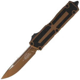Nóż automatyczny OTF Microtech Scarab II Gen III S/E Cerakote Burnt Bronze Aluminium, Cerakote Burnt Bronze M390MK by Tony Marfione (1278-1UB-C19Z4)