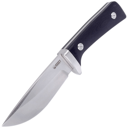 Kubey Knife Classical Full Tang, Black G10, Satin D2 (KU160B)
