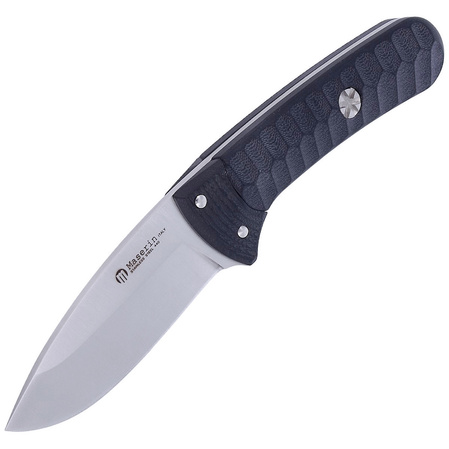 Maserin Sax Black G10, Satin 440C Knife (975/LG10N)