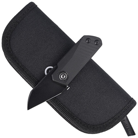 CIVIVI Ki-V Black G10, Black Stonewashed by Ostap Hel (C2108B)