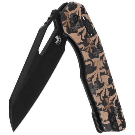 Nóż składany Microtech MSI S/E Ram-Lok Claw Burst Camo Tri-Grip Polymer, Black M390MK by Tony Marfione (210T-1PMCWC-Z4)