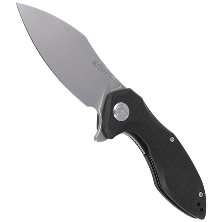 Nóż Kubey Knife Noble, Black G10, Bead Blasted D2 (KU236A)