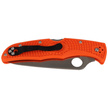 Spyderco Endura 4 FRN Orange Full Flat Plain Knife (C10FPOR)